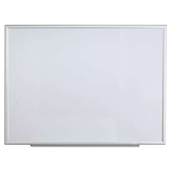 UNIVERSAL OFFICE PRODUCTS Dry Erase Board, Melamine, 48 x 36, Aluminum Frame