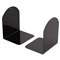 UNIVERSAL OFFICE PRODUCTS Magnetic Bookends, 6 x 5 x 7, Metal, Black