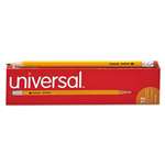 UNIVERSAL OFFICE PRODUCTS Economy Woodcase Pencil, HB #2, Yellow, Dozen