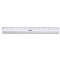 UNIVERSAL OFFICE PRODUCTS Acrylic Plastic Ruler, 12", Clear