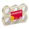 UNIVERSAL OFFICE PRODUCTS General-Purpose Box Sealing Tape, 48mm x 54.8m, 3" Core, Clear, 6/Pack