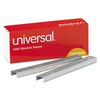 UNIVERSAL OFFICE PRODUCTS Standard Chisel Point 210 Strip Count Staples, 5,000/Box, 5 Boxes per Pack