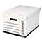 UNIVERSAL OFFICE PRODUCTS Lift-Off Lid File Storage Box, Legal, Fiberboard, White, 12/Carton