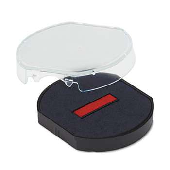U. S. STAMP & SIGN Trodat T46140 Dater Replacement Pad, 1 5/8, Blue/Red