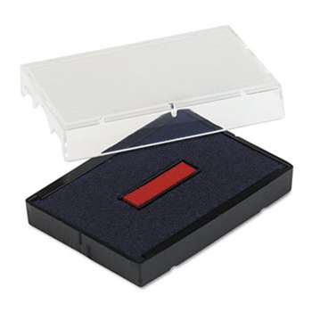 U. S. STAMP & SIGN Trodat T4729 Dater Replacement Pad, 1 9/16 x 2, Blue/Red