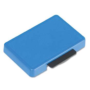 U. S. STAMP & SIGN T5440 Dater Replacement Ink Pad, 1 1/8 x 2, Blue