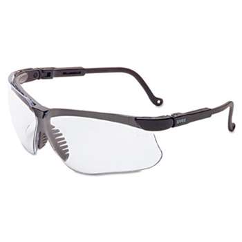 HONEYWELL ENVIRONMENTAL Genesis Safety Eyewear, Black Frame, Clear Lens