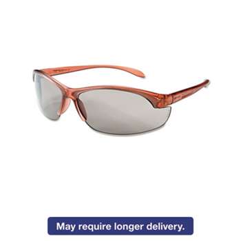 HONEYWELL ENVIRONMENTAL Women's Eyewear, Dusty Rose Frame, TSR-Gray Anti-Scratch Lens, One Size, 10/Box