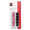 VELCRO USA, INC. Sticky-Back Hook and Loop Dot Fasteners on Strips, 5/8 dia., Black, 15 Sets/Pack