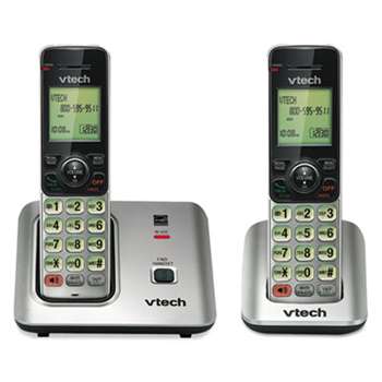 VTECH COMMUNICATIONS CS6619-2 Cordless Phone System, Base and 1 Additional Handset