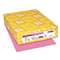 NEENAH PAPER Color Cardstock, 65lb, 8 1/2 x 11, Pulsar Pink, 250 Sheets