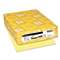 NEENAH PAPER Exact Index Card Stock, 110lb, 8 1/2 x 11, Canary, 250 Sheets