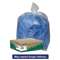 WEBSTER INDUSTRIES Clear Recycled Can Liners, 31-33gal, 1.25mil, Clear, 100/Carton