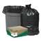 WEBSTER INDUSTRIES Recycled Can Liners, 40-45gal, 1.25mil, 40 x 46, Black, 100/Carton