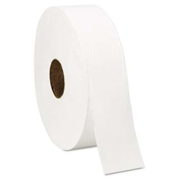 WINDSOFT Super Jumbo Roll One-Ply Bath Tissue, 12" dia, 4000ft, 6 Rolls/Carton