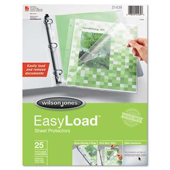 ACCO BRANDS, INC. Side/Top Loading EasyLoad Sheet Protectors, Letter, 25/Pack