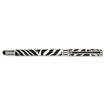 ZEBRA PEN CORP. StylusPen Capped Ballpoint Pen/Stylus, Zebra Print