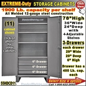 55HDCD / Heavy-Duty Storage Cabinets with Drawers