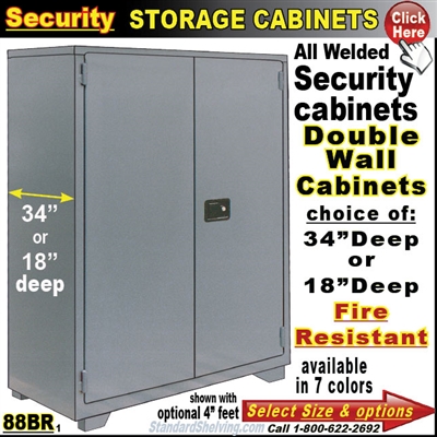 88BR / Fire Resistant Security Storage Cabinets