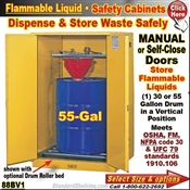 Flammable Safety Drum Cabinets