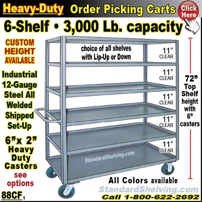 88CF / 6-Shelf Steel Stock Transport Truck