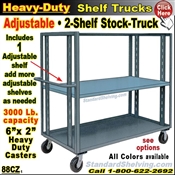 88CZ / Adjustable Shelf Steel Stock Transport Truck