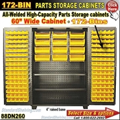 88DN260 / 172-Bin Heavy-Duty Storage Cabinet