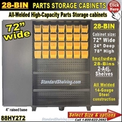 88HY272 / 28-Bin Heavy-Duty Storage Cabinet