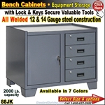 88JK / Heavy-Duty 36"Wide Bench Storage Cabinet