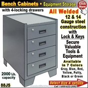 88JS / Heavy-Duty Bench Storage Cabinet