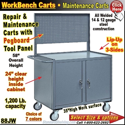 Pegboard Repair & Maintenance Carts