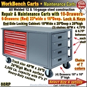 88RP / 10-Drawer Tool & Maintenance Trucks