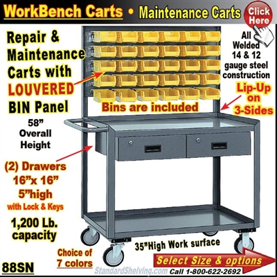 Bin Panel Repair & Maintenance Carts