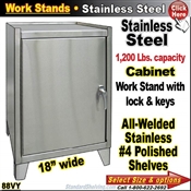 88VY / Stainless Steel Cabinet Work Stand