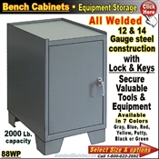 Heavy-Duty Bench Storage Cabinet