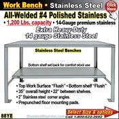 88YE / Stainless Steel Work Benches