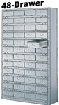 48 DRAWER STEEL CABINET 75"HIGH