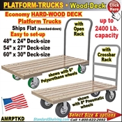 AMRPTKD / Wood-Deck Platform Trucks