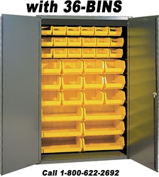 36-BIN SECURITY BIN STORAGE CABINETS (H9-36A)