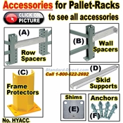 Accessories for Pallet Racks, Quick-Ship / HYACC