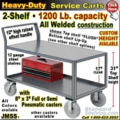 JMSS / Heavy Duty 2-Shelf Service Cart