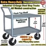JMSW / Extra Heavy Duty 2-Shelf Service Truck