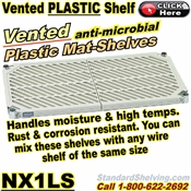 Vented Plastic Shelves / NX1LS