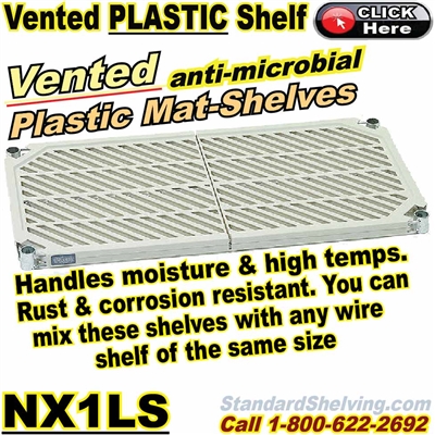 Vented Plastic Shelves / NX1LS