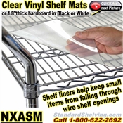 shelf LINER MATS for Wire Shelving / NXASM