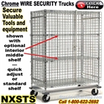 NXSTH / Heavy-Duty Chrome Security Wire Shelf Trucks