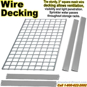 (177) EXTRA Wire-Deck Rivet Shelves / NXWR01EL