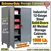 ST001 / Extreme-Duty Steel Storage Cabinets