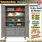 ST102 / Extreme Duty 6-Drawer Storage Cabinet