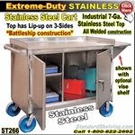 ST266 / Extreme Duty Stainless Steel Cart